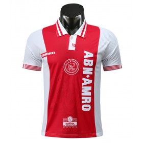 Jalkapallo Pelipaidat AFC Ajax Retro Kotipaita 1997-1998 Lyhythihainen